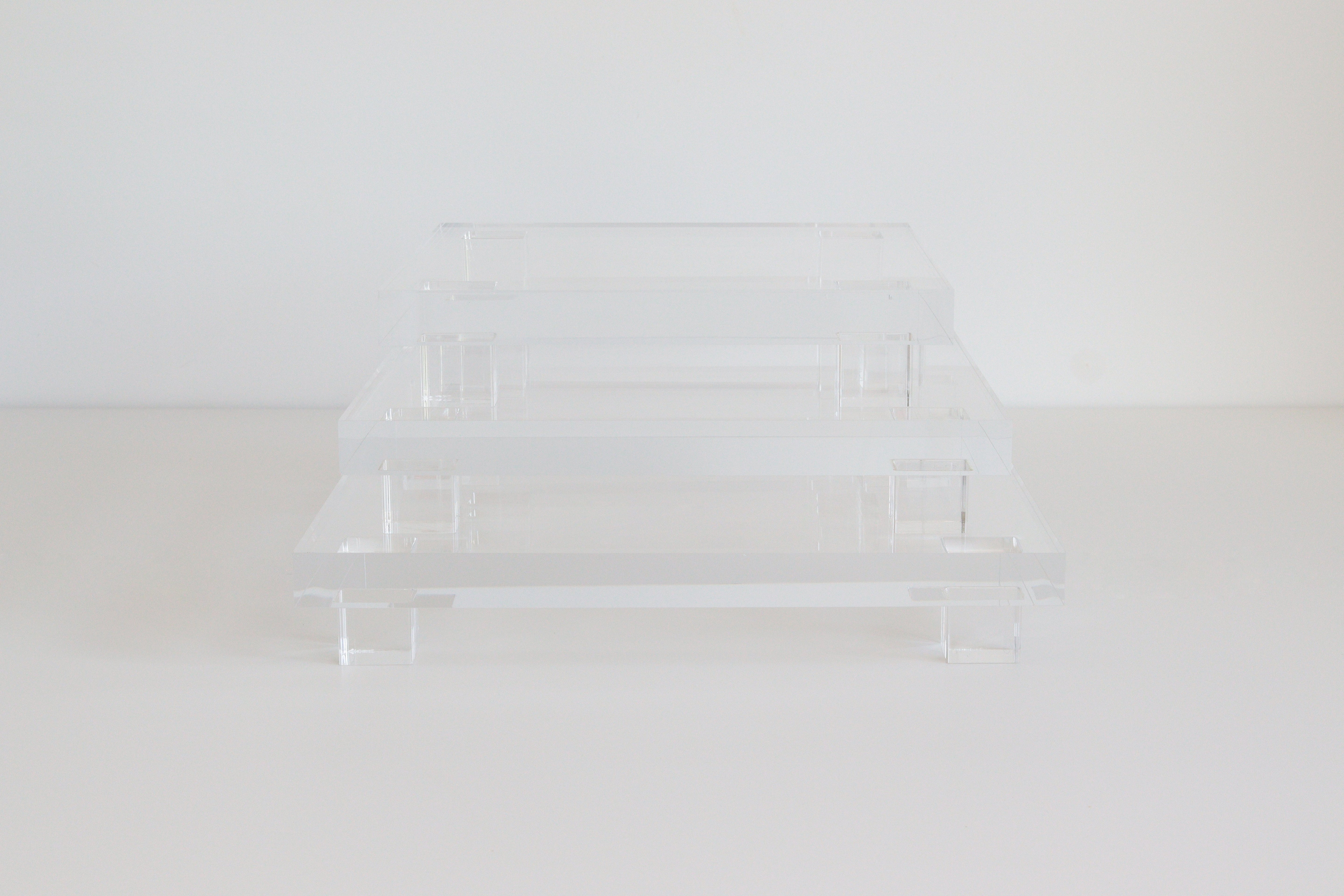 The Stage - Acrylic Footed Cake Stand - Prop Options