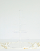 Ultra Adjustable 6 Tier Acrylic Cupcake Display Stand - Prop Options