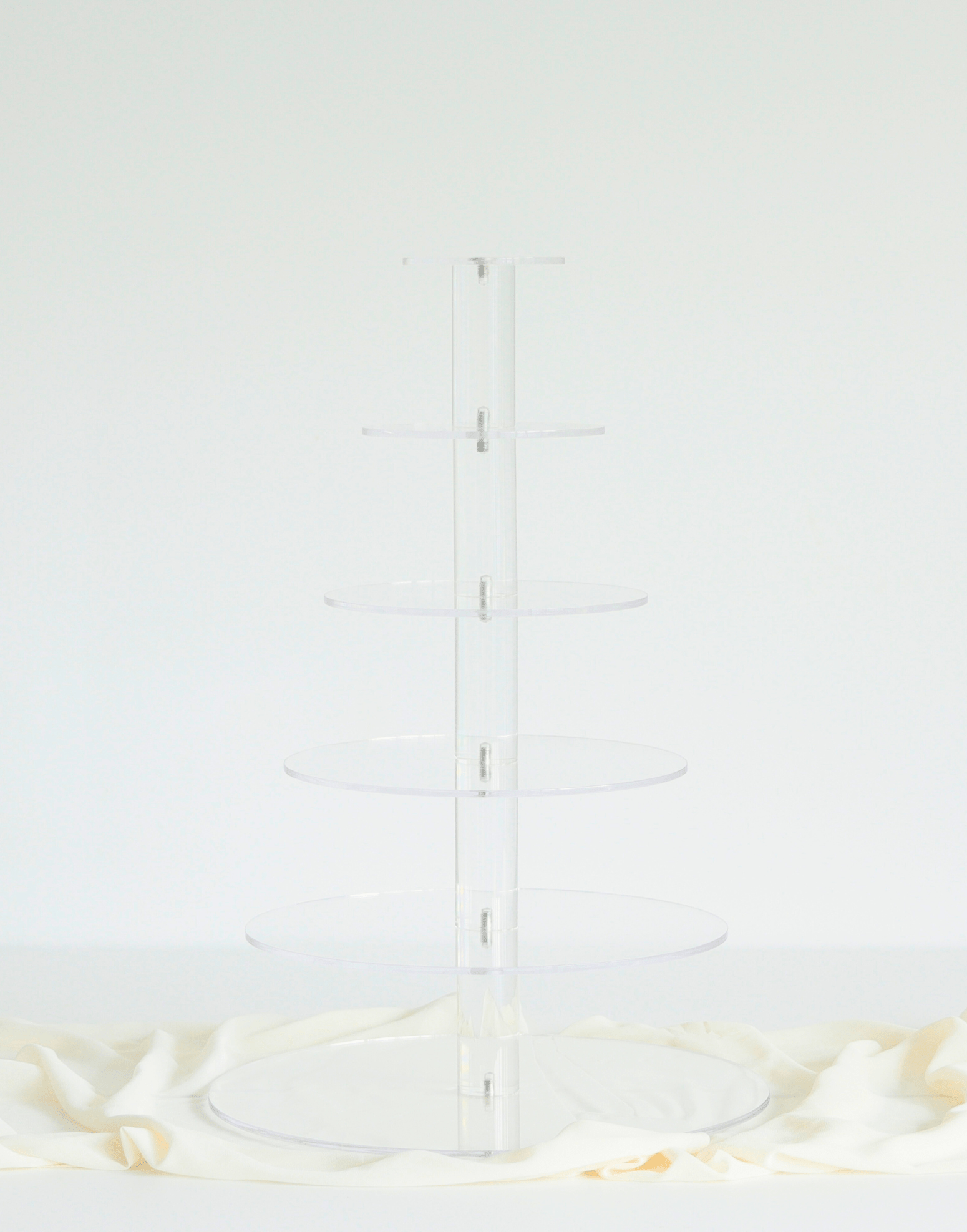 Ultra Adjustable 6 Tier Acrylic Cupcake Display Stand - Prop Options