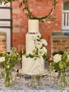 Ultra - polished Acrylic Pedestal Cake Stand - Prop Options
