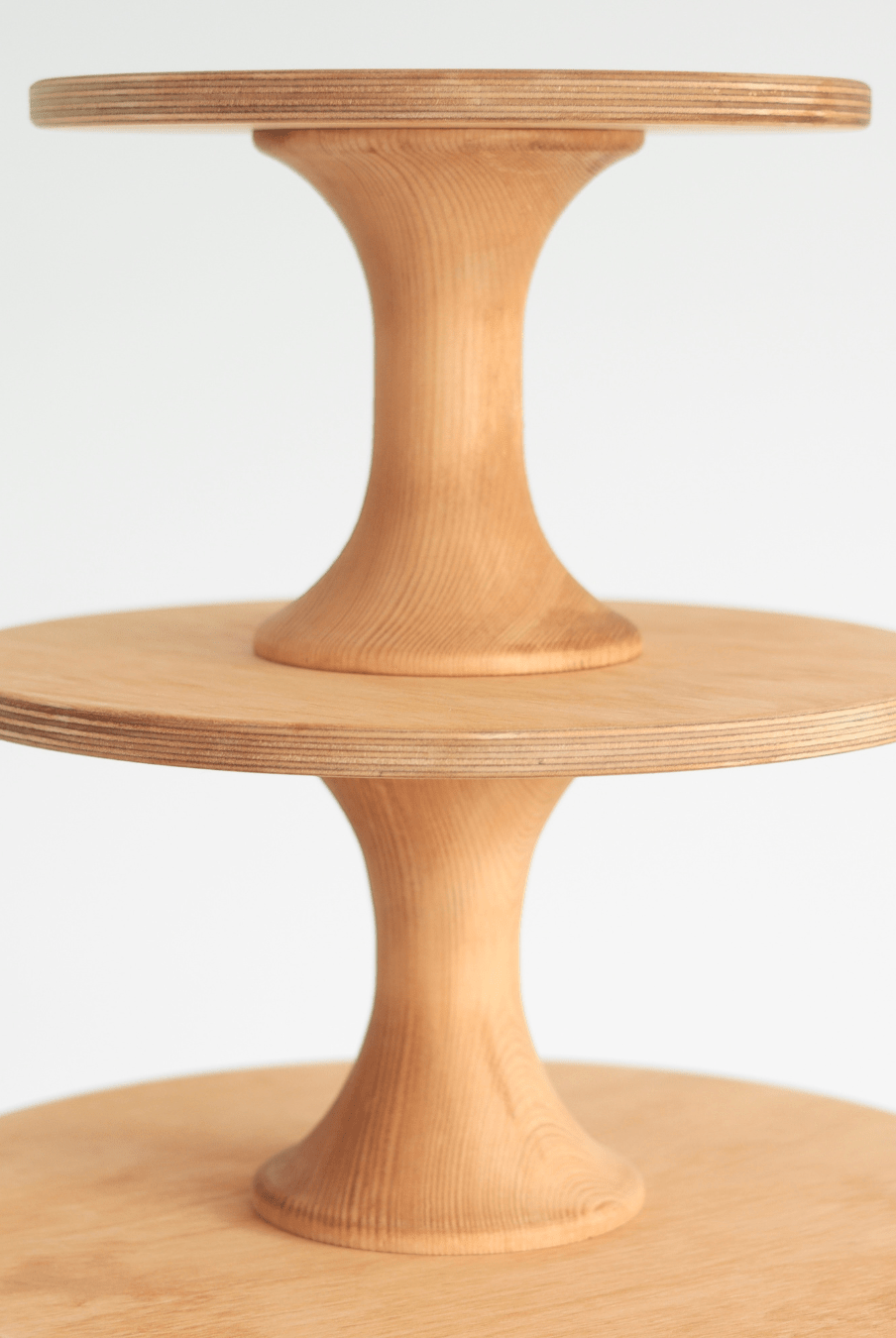 Deluxe Adjustable Scandinavian Birch Cupcake Stand - Prop Options