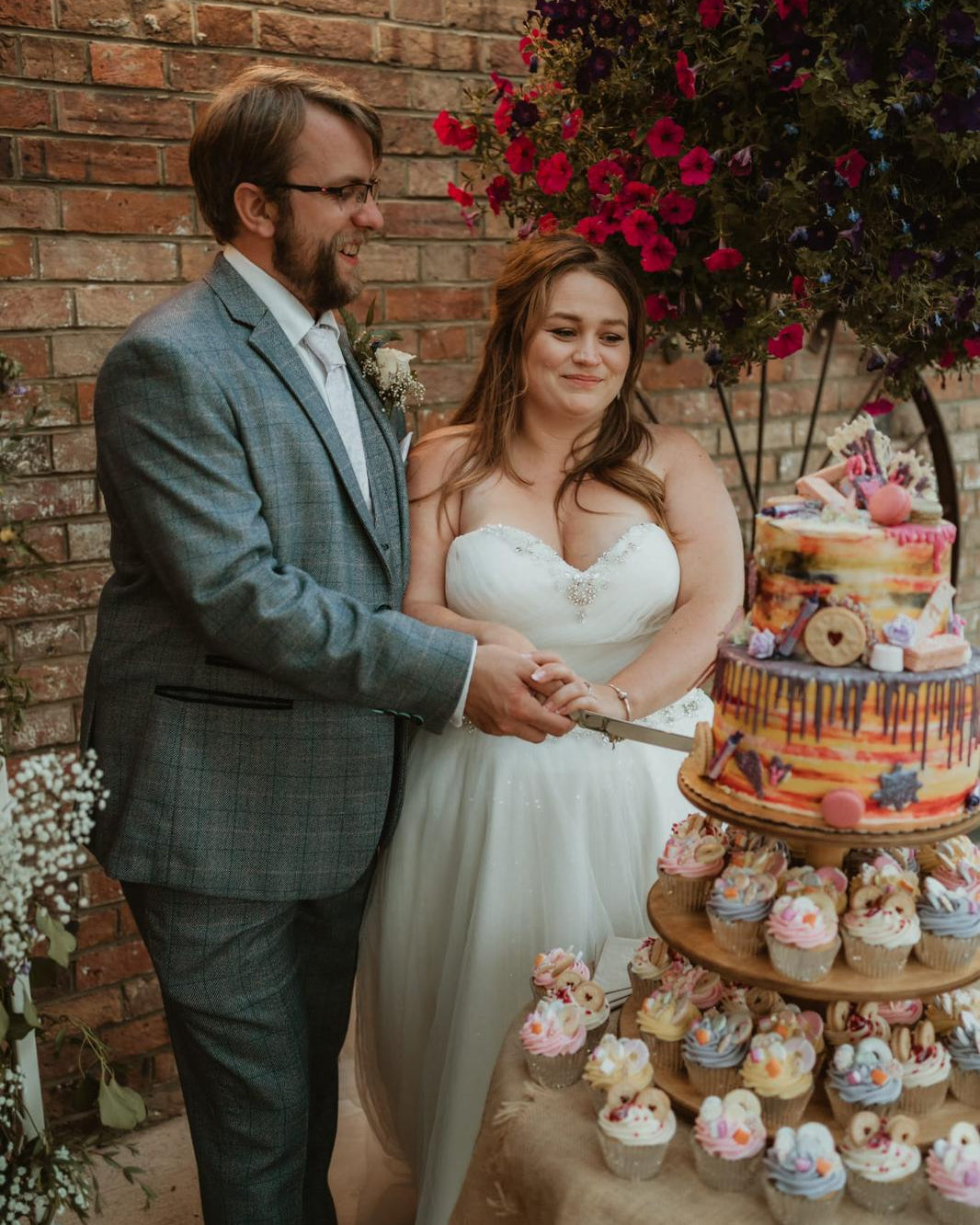 Deluxe Adjustable Scandinavian Birch Cupcake Stand - Prop Options