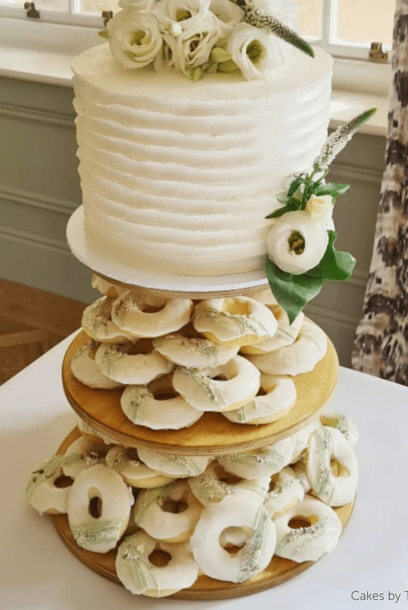 Deluxe Adjustable Scandinavian Birch Cupcake Stand - Prop Options