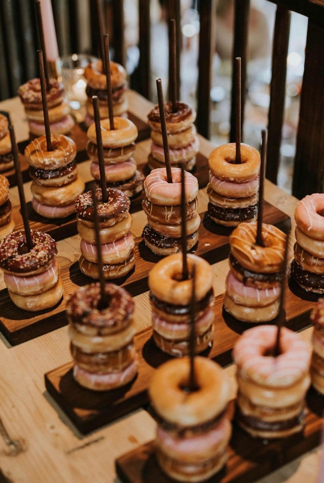 Wooden Donut Stands - Prop Options