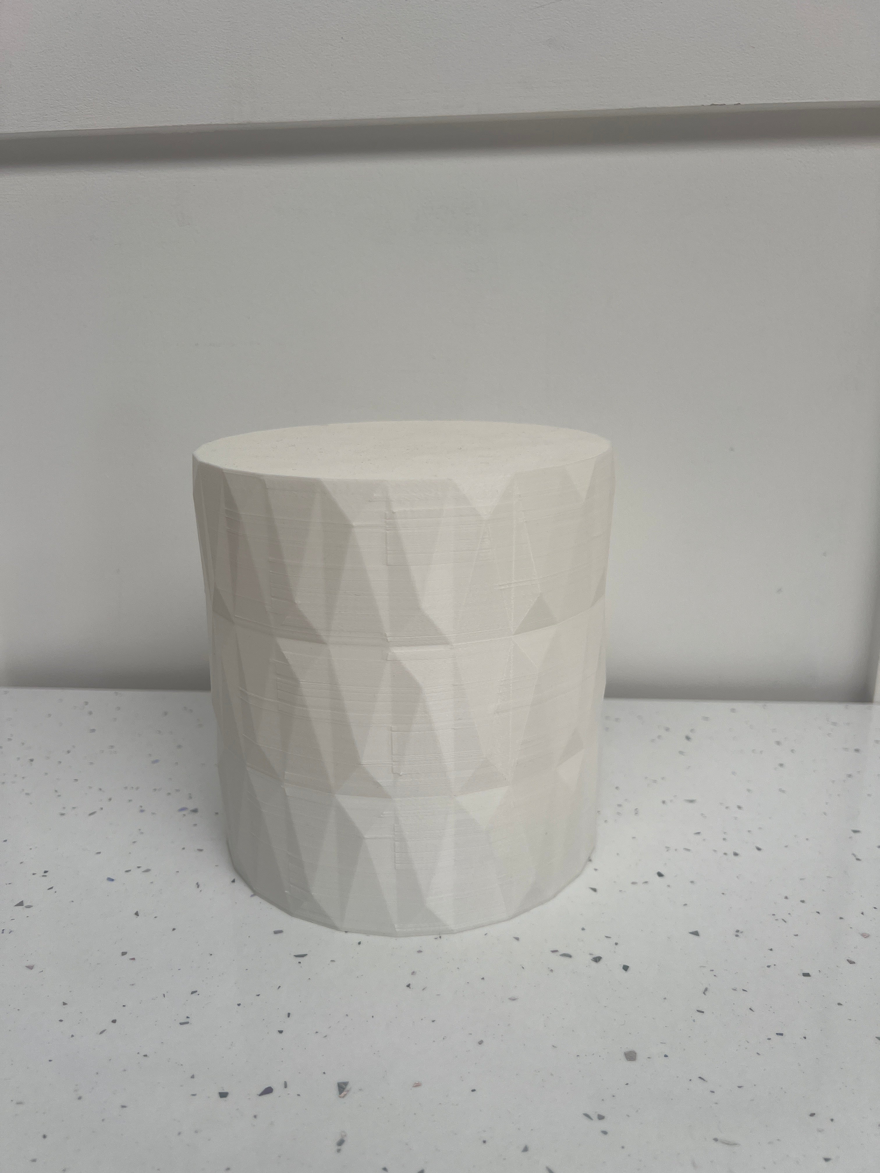 Outlet 6" x 6" Round Studded Cake Separator - White - Prototype - Prop Options