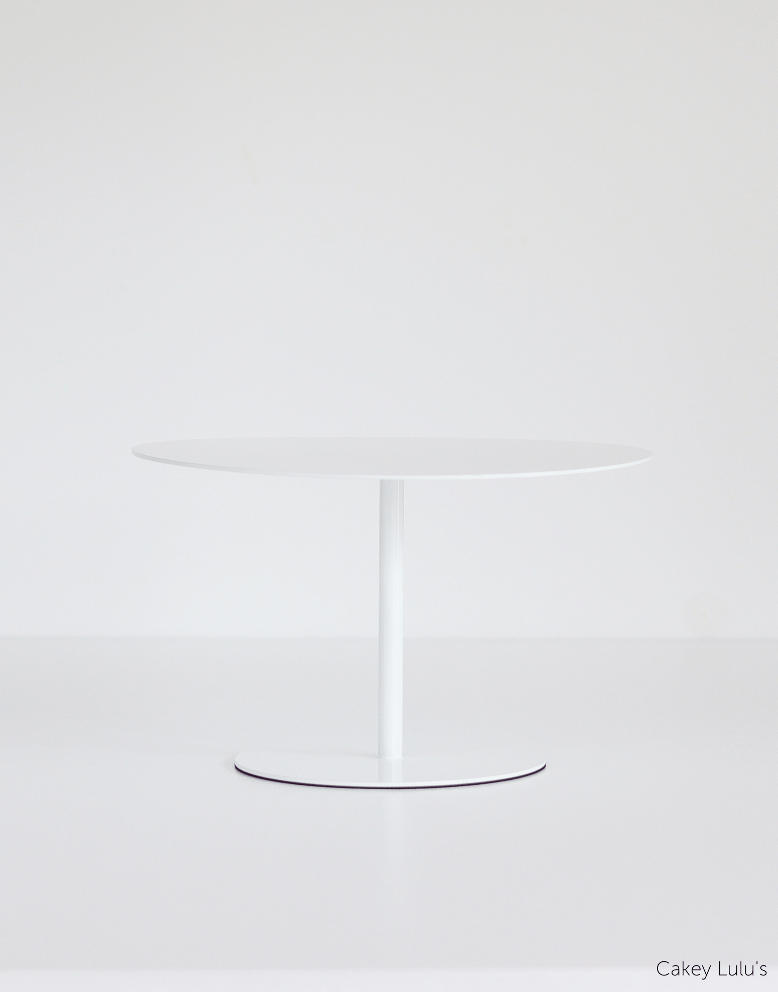 12" White Stiletto Cake Pedestal - Prop Options