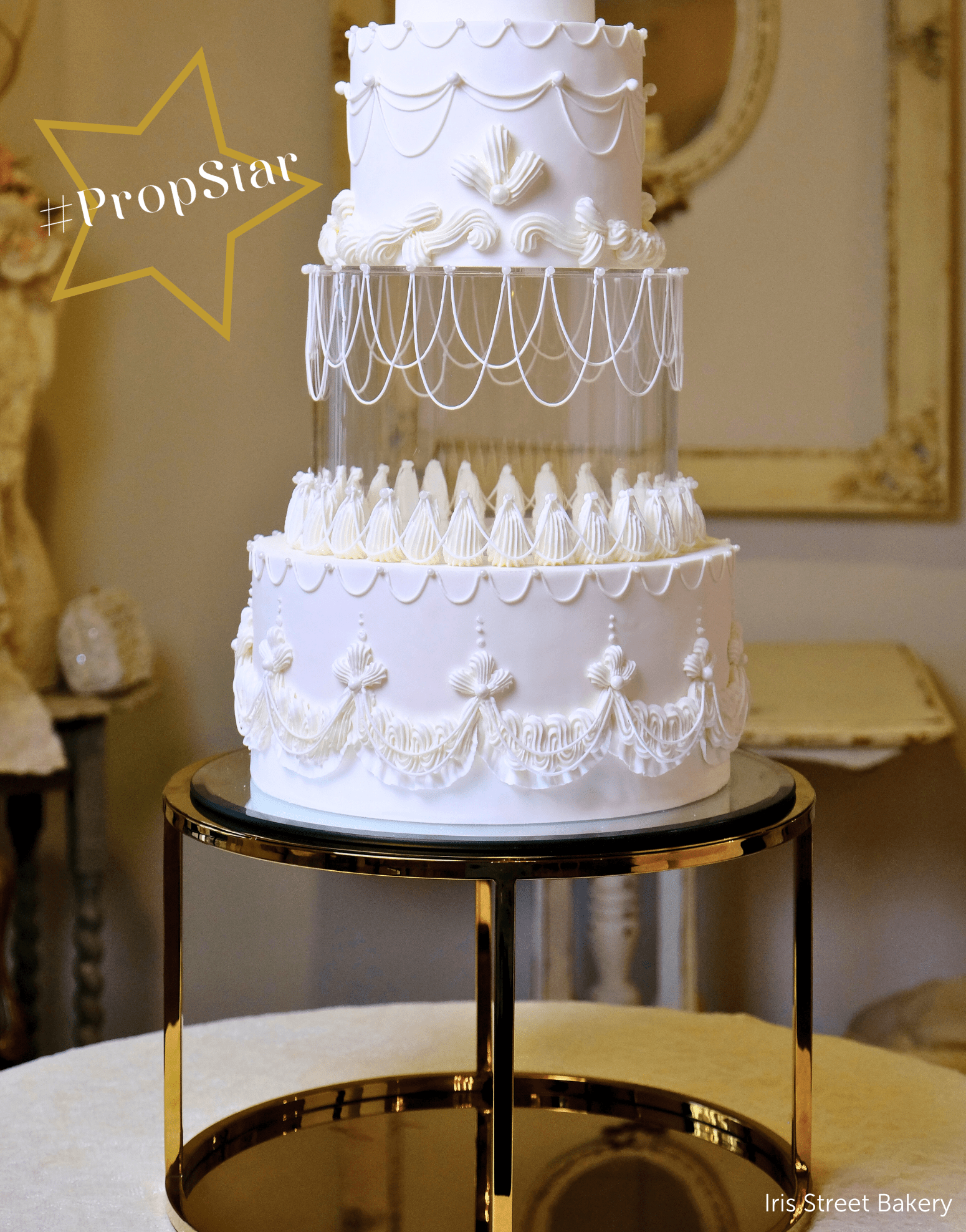 14” Round Metallic Plinth - Prop Options