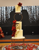 14” Round Metallic Plinth - Prop Options