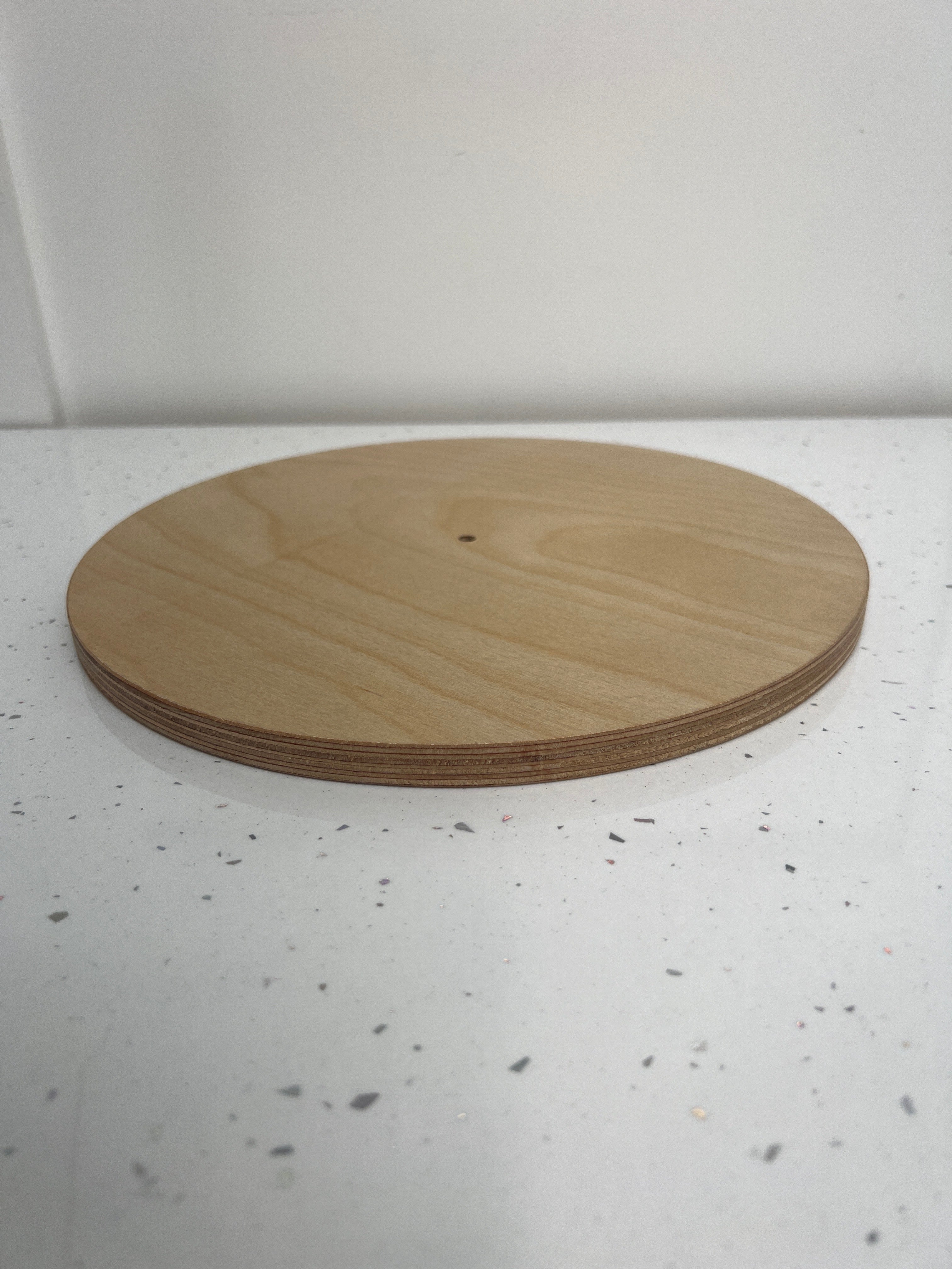 Outlet Birch Ply Disc Cake Board - 10" Natural - Imperfect - Prop Options