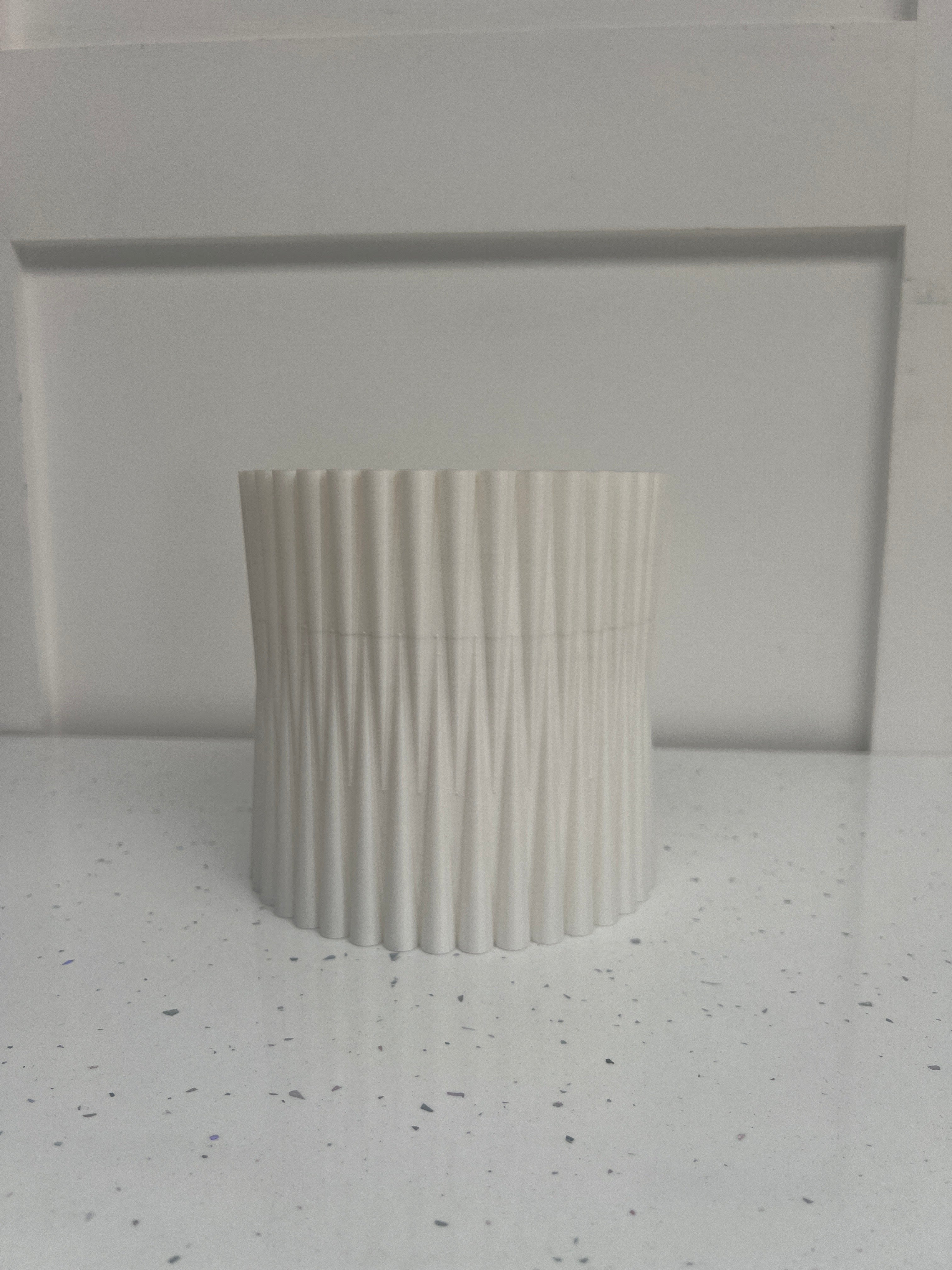 Outlet 6" x 6" Round Corset Cake Separator - White - Misprint - Prop Options