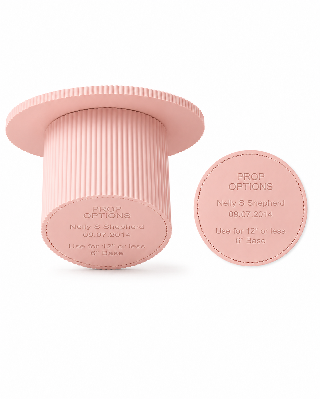 Personalisation - Round Reeded Cake Stand - Add-on - Prop Options