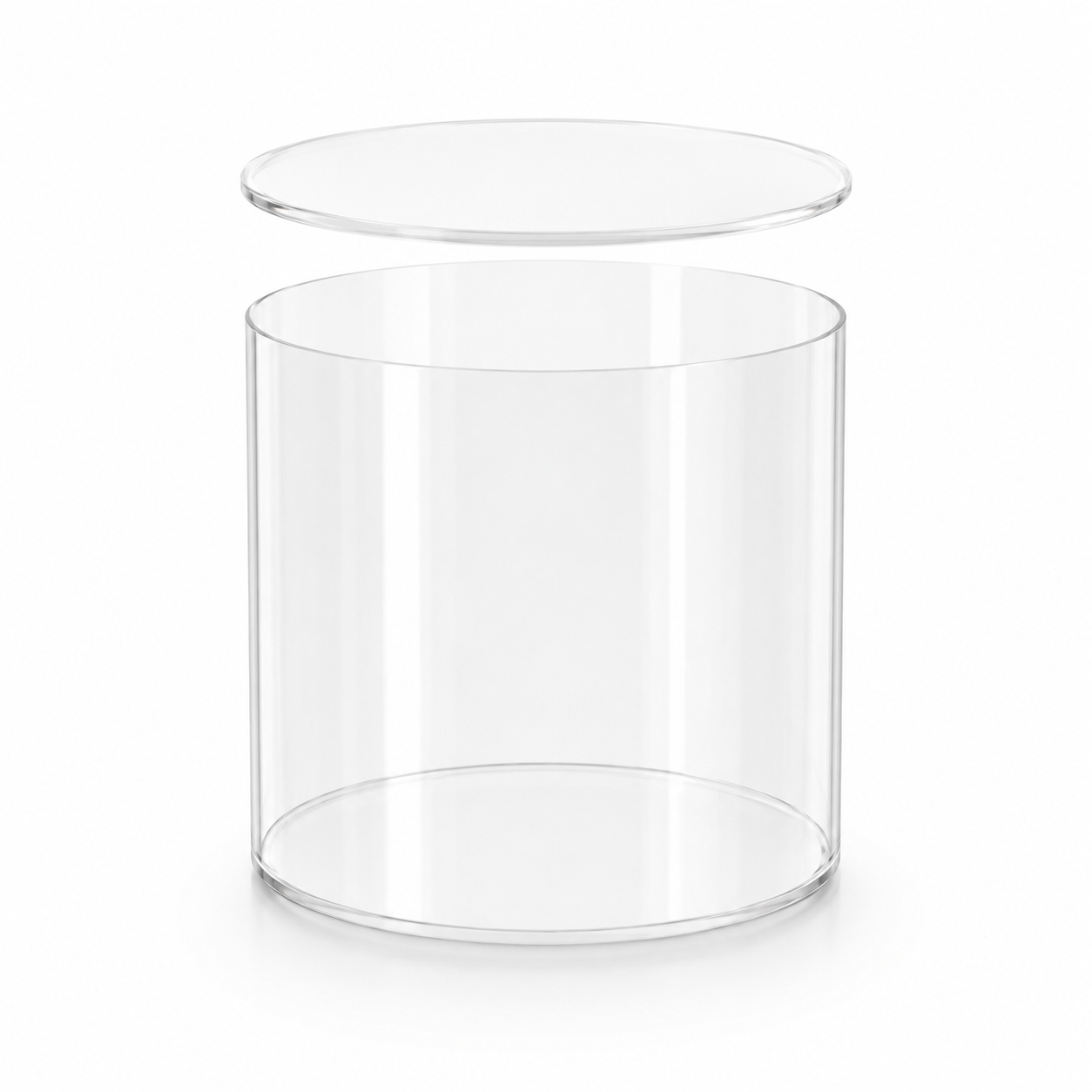 Round Acrylic Fillable Clear Tiers - Prop Options