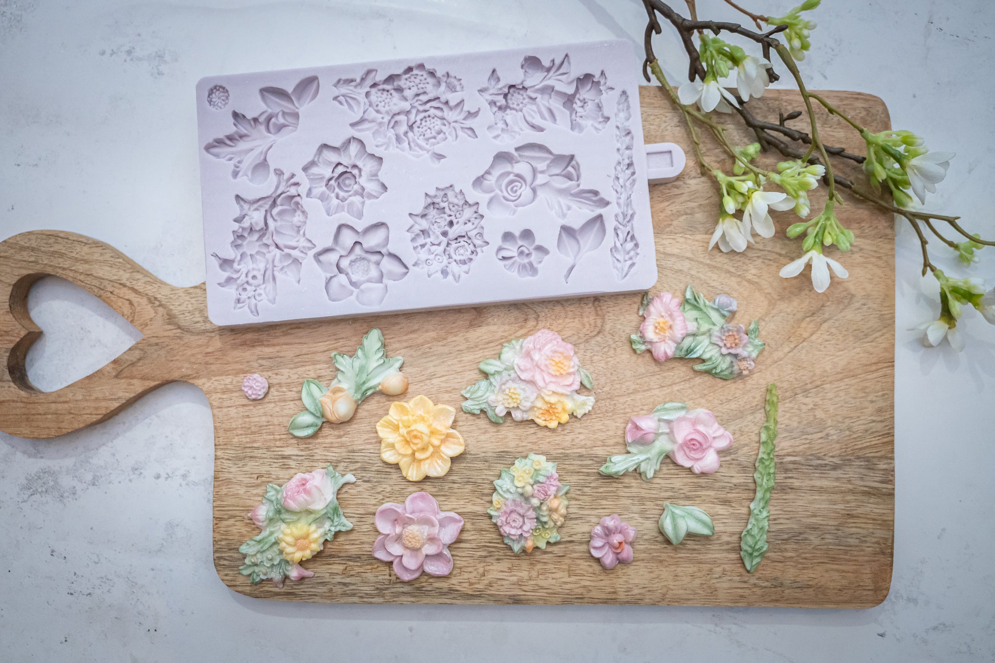 Floral Essentials Silicone Mould
