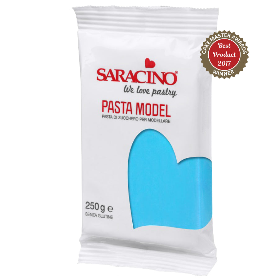 Light Blue Saracino Pasta Model - Modelling Paste for Cake Art 250g & 1kg