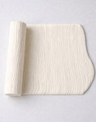 Textured rolling pin with woodgrain detail 