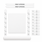 Fondant Thickness Guides - Prop Options