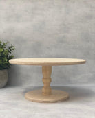 PropBundles - Trio of Original Scandinavian Birch Pedestal Cake Stands - Varied Diameters - Prop Options