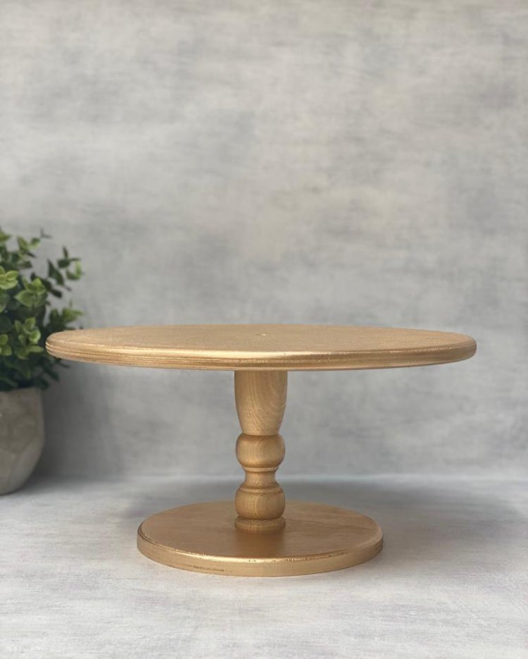 PropBundles - Trio of Original Scandinavian Birch Pedestal Cake Stands - Varied Diameters - Prop Options