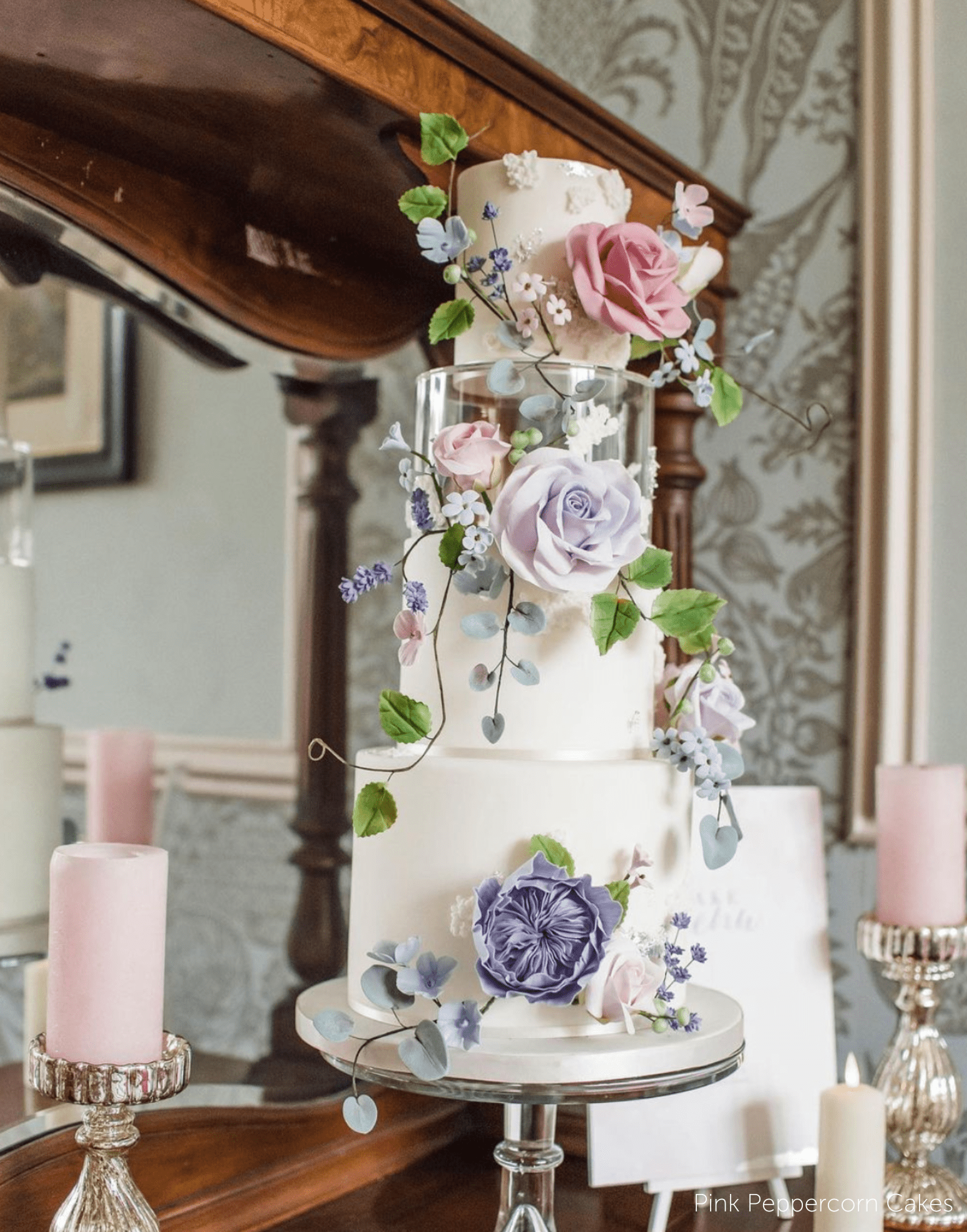 Round Acrylic Fillable Clear Tiers - Prop Options