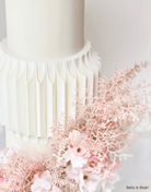 Round Fluted Cake Separator - Prop Options