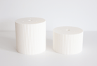 Round Reeded Cake Separator - Prop Options
