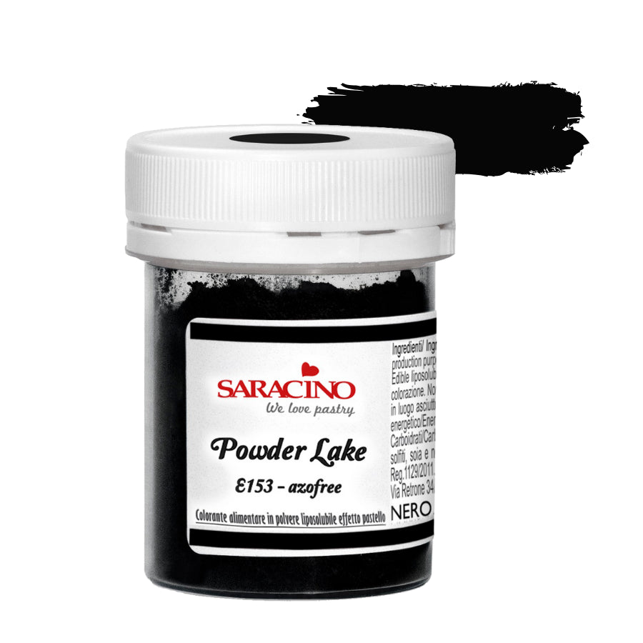 Black Edible Colour Dust - Versatile Fat Soluble Powder for Cakes