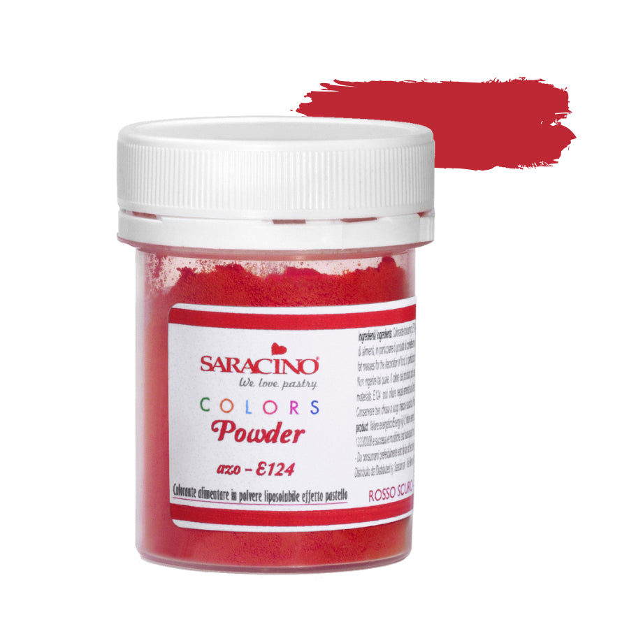 Dark Red Edible Colour Dust - Perfect for Cake Decoration