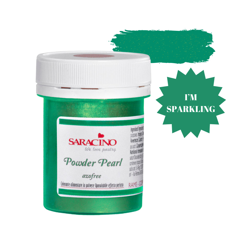 Edible Metallic Lustre Powder for Cake Decorating - Emerald Green