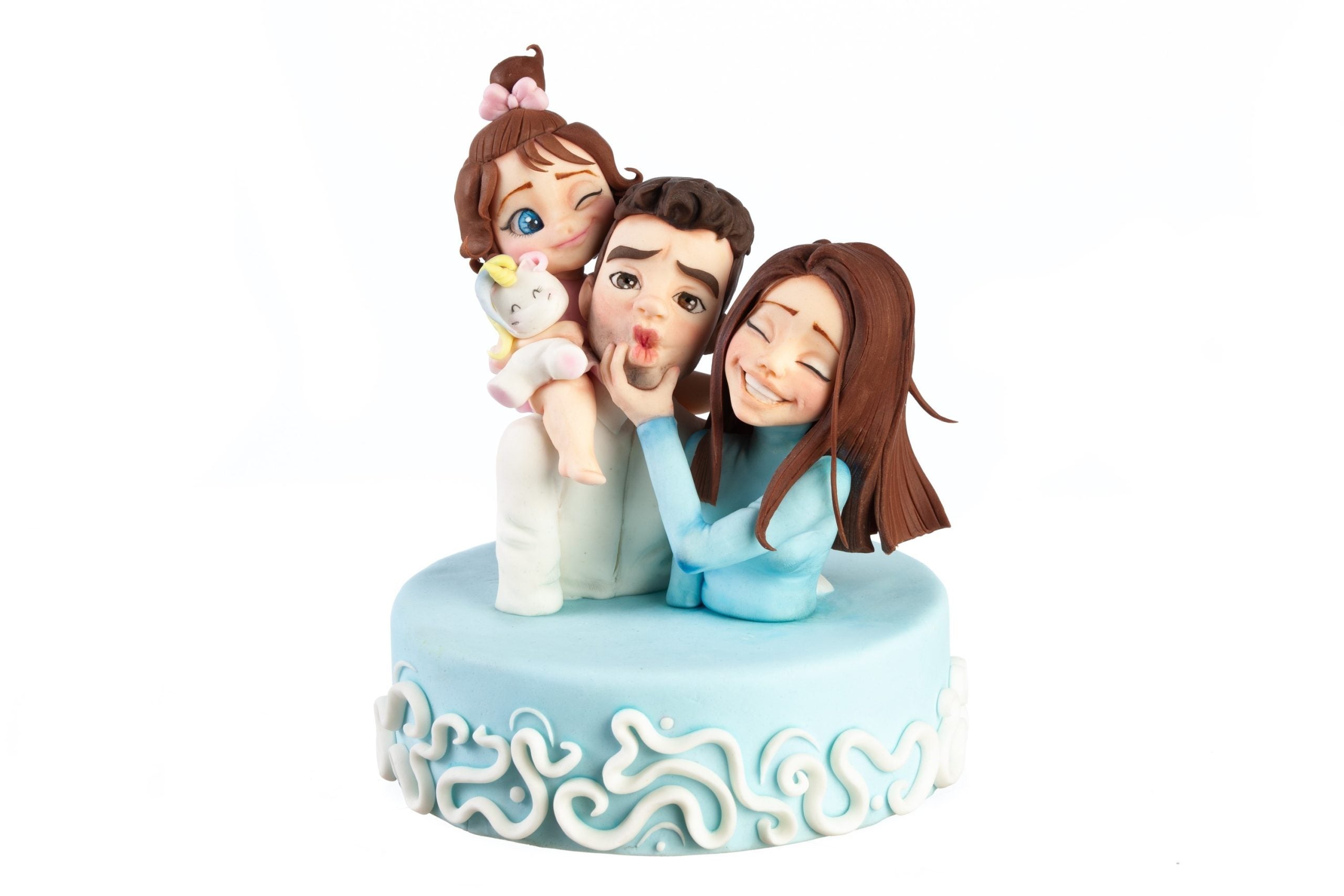 Blue Pasta Model – Premium Modelling Paste for Cake Decoration