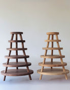 Solid Oak Tripod Cake Stand - Prop Options