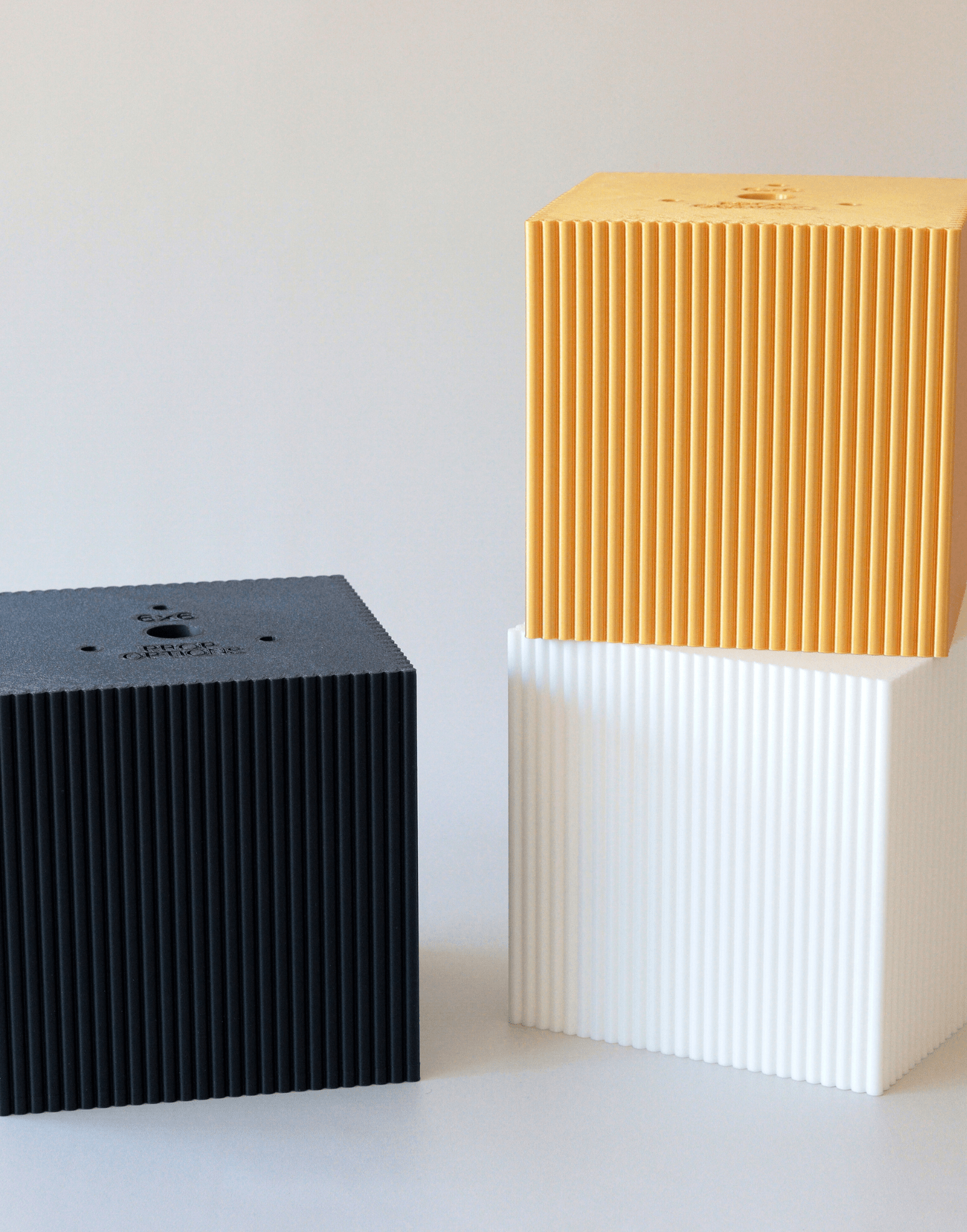 Square Reeded Cake Separator - Prop Options