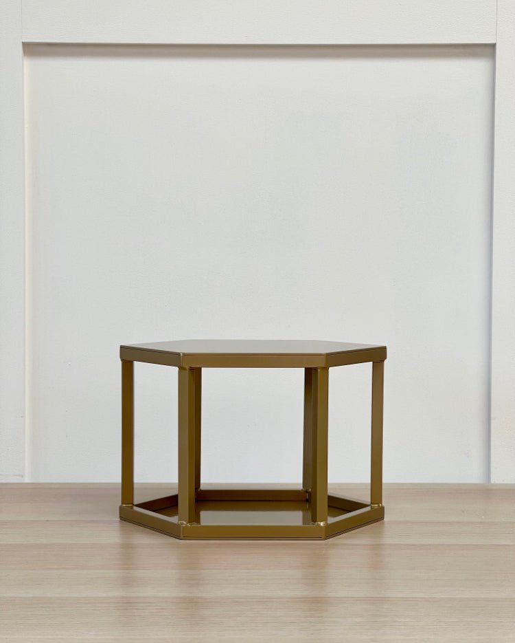 Bespoke Gold Hexagon Cake Separator/Stand - Prop Options