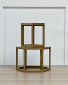 Bespoke Gold Hexagon Cake Separator/Stand - Prop Options