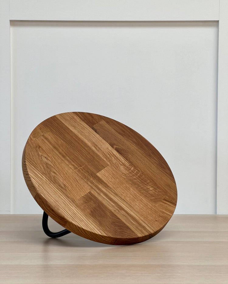 Signature Gold hairpin leg solid wood cake stand - 12" - 16" - Prop Options